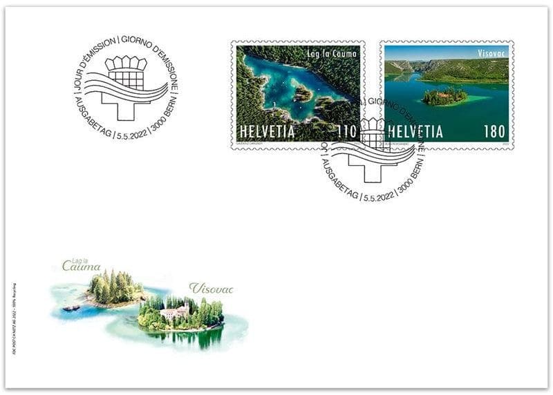 Poštanske markice Švicarska Hrvatska