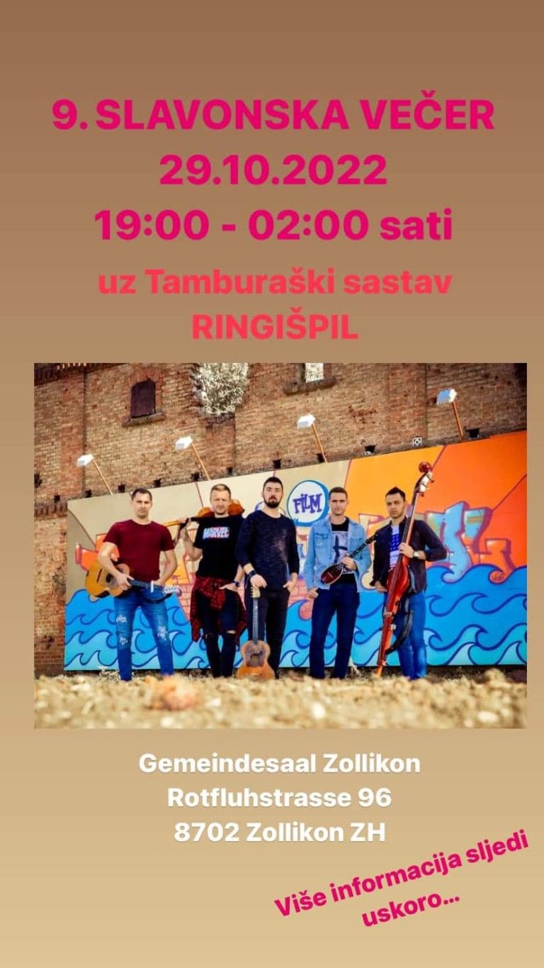 Slavonia Zürich - 9. slavonska večer