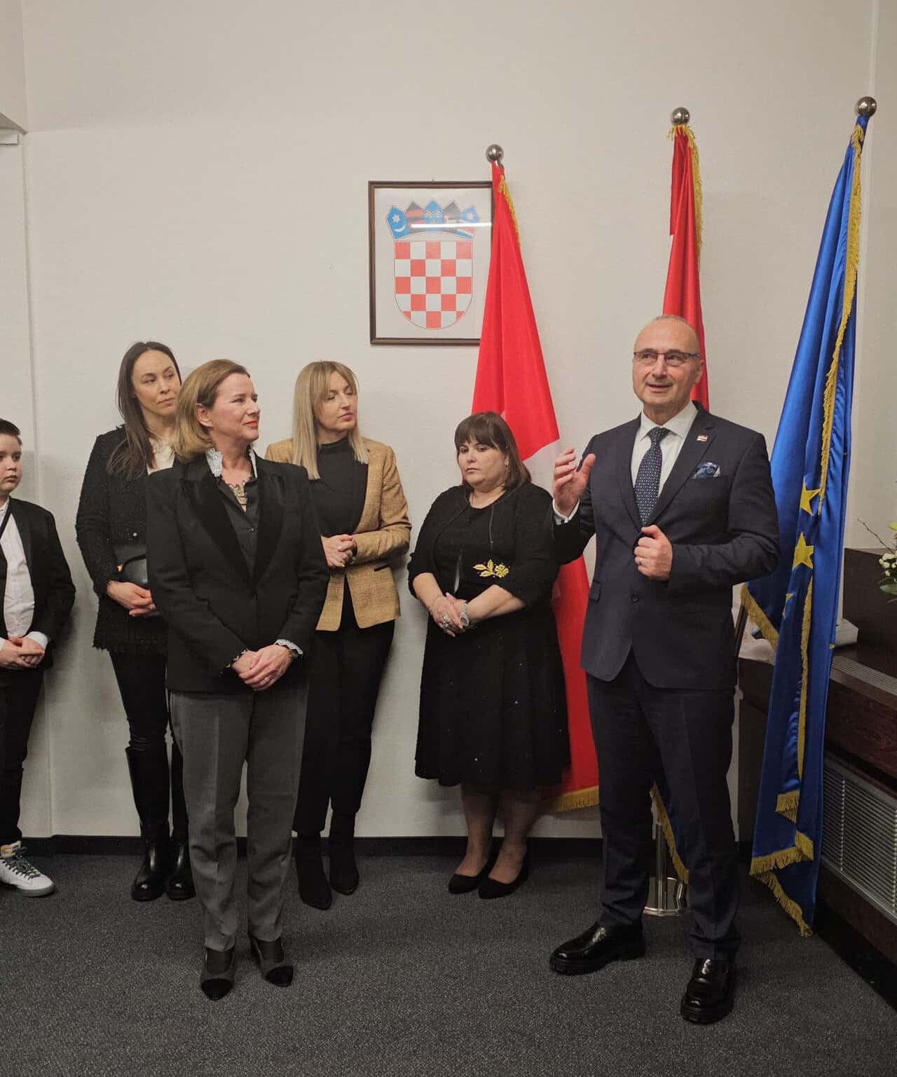 Ministar vanjskih i europskih poslova Gordan Grlić Radman u obraćanju Hrvatima u Zürichu