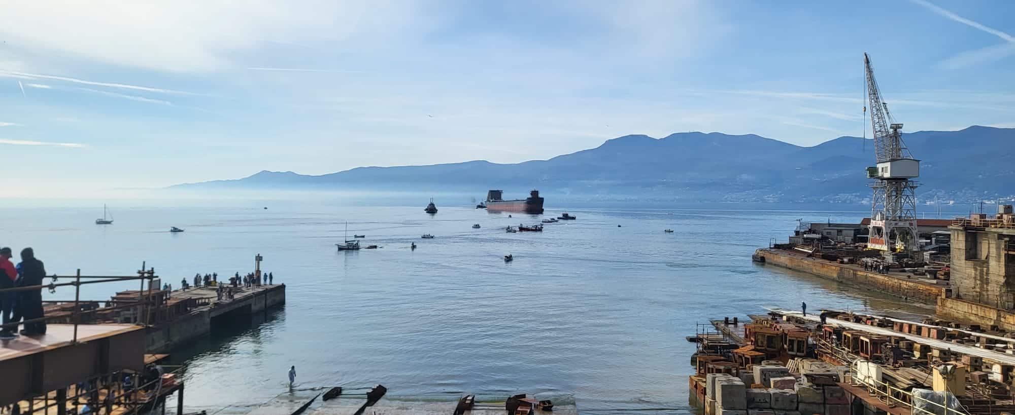 Video porinuća broda "Novogradnja 527" iz riječkog brodogradilišta 3.maj