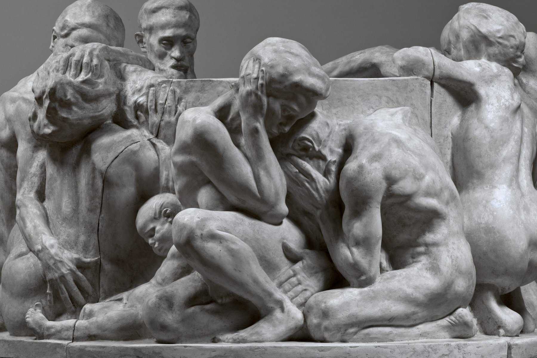 Ivan Meštrović, Zdenac života, Beč, 1905., sadra, v. 110, promjer 182 cm, Atelijer Meštrović, Zagreb, AMZ-289-293