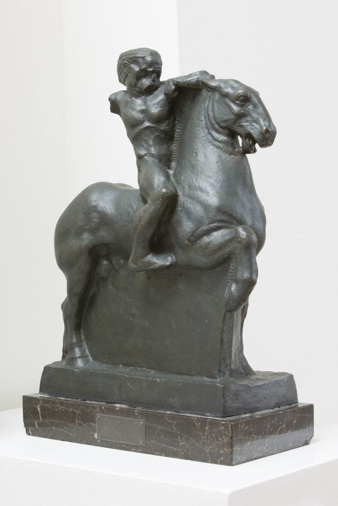 Kraljević Marko, Zagreb, 1910., bronca, 39,5 x 30 x 14,2 cm, Galerija Meštrović, Split, GMS- 105