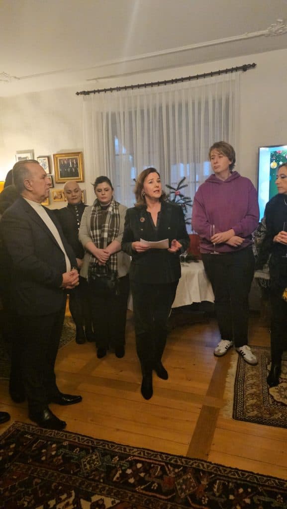 Govor veleposlanice Andree Bekic na Bozicnom domjenku / Foto: Croatis.ch