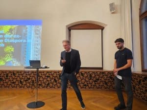 Christof Meier, Voditelj promicanja integracije za Grad Zürich i David Jezerkic autor istraživanja