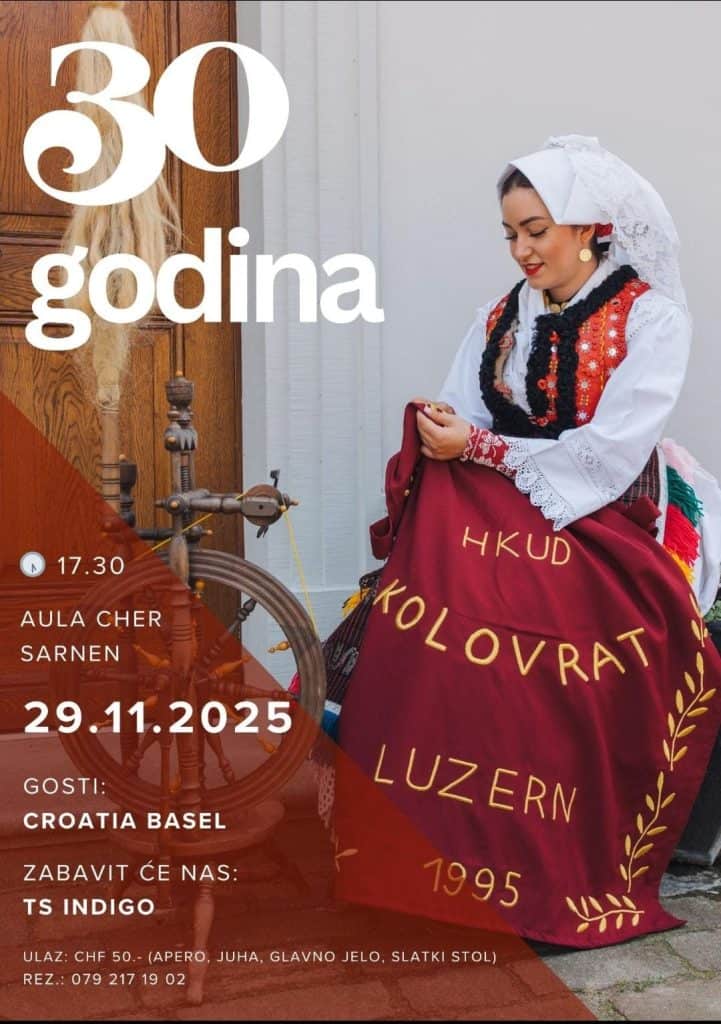 Proslava 30 godina postojanja HKUD Kolovrat Luzern