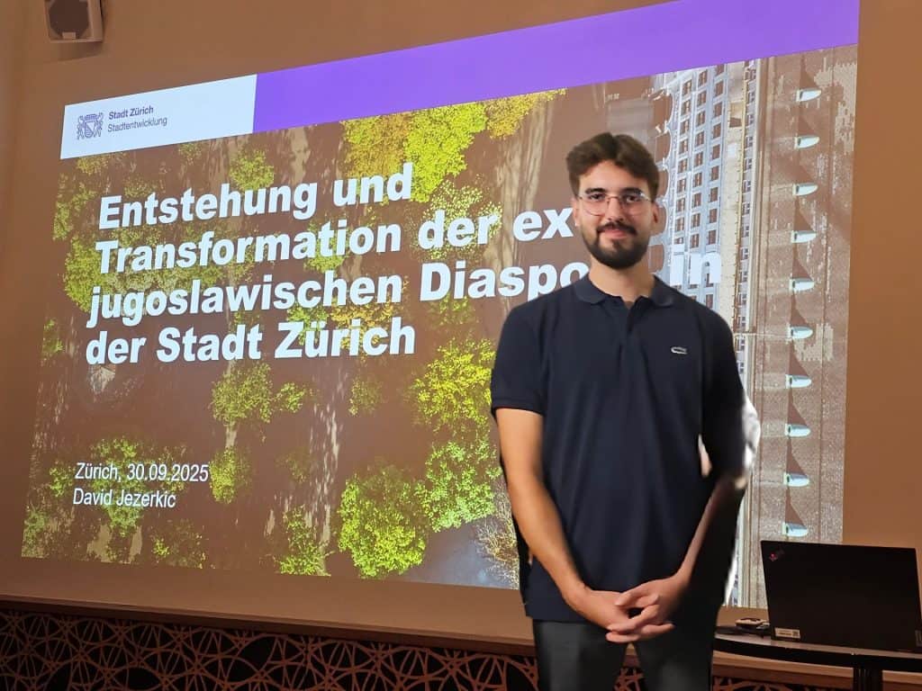 David Jezerkic autor istraživanja „Entstehung und Transformation der ex-jugoslawischen Diaspora in der Stadt Zürich“