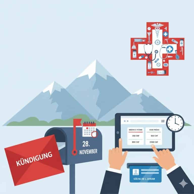 Ilustracija: Gemini / promjena zdravstvenog osiguranja u Švicarskoj