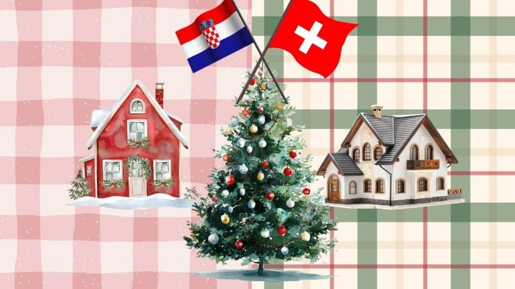 Božićni običaji Hrvatska vs Švicarska / Ilustracija: Canva