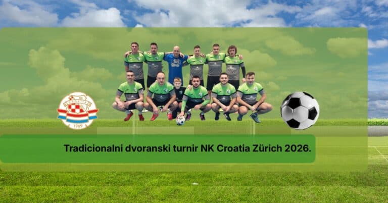 Momčad Čempresi HR slavi pobjedu na jubilarnom 10. nastupu na turniru NK Croatia Zürich 2026.